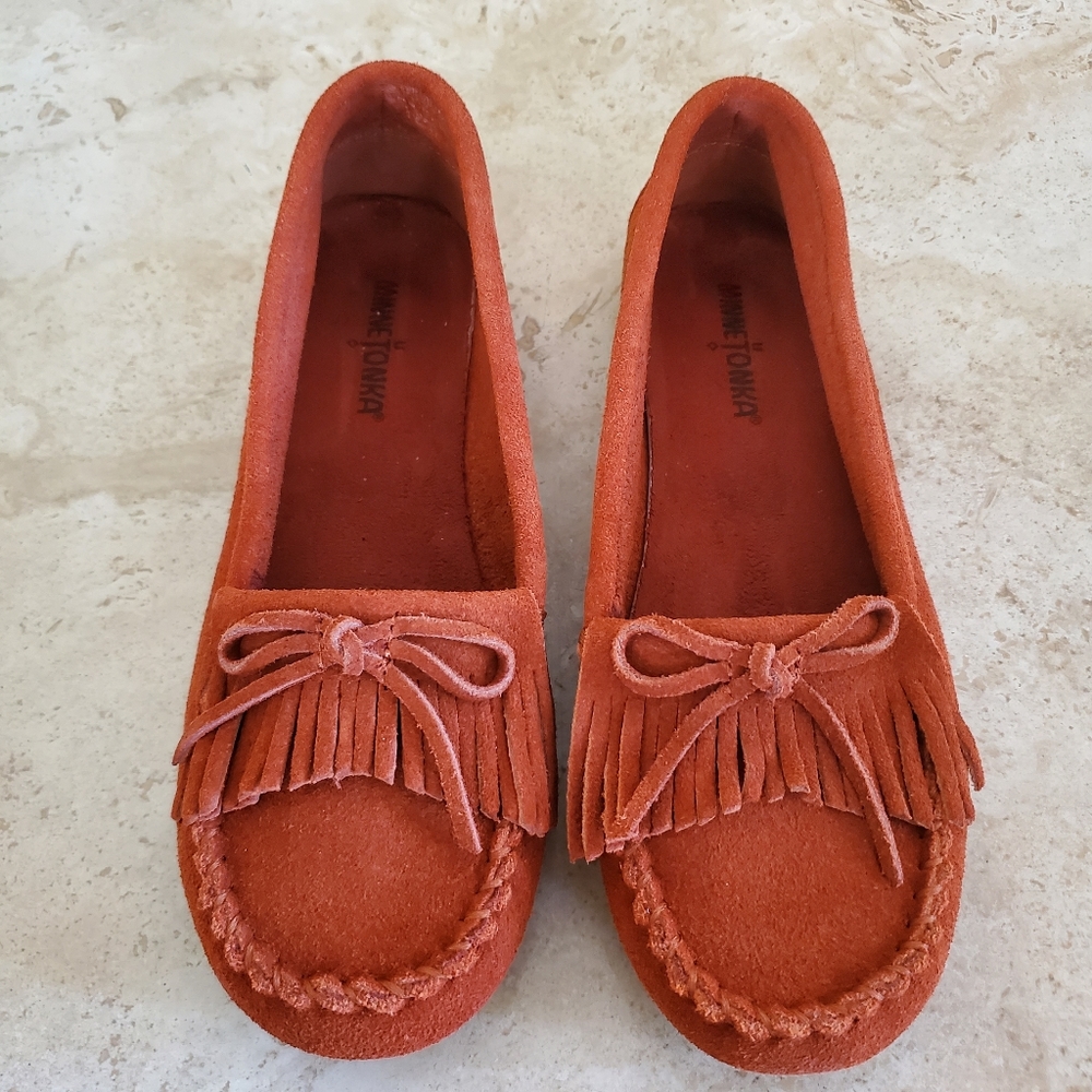 Autumn Orange Minnetonka Moccasins